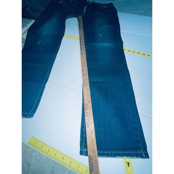 Dsquared2 Jeans Mens 50 Slim Fit Button Fly Distressed Paint Italy Fits 32x32 - Picture 8 of 16